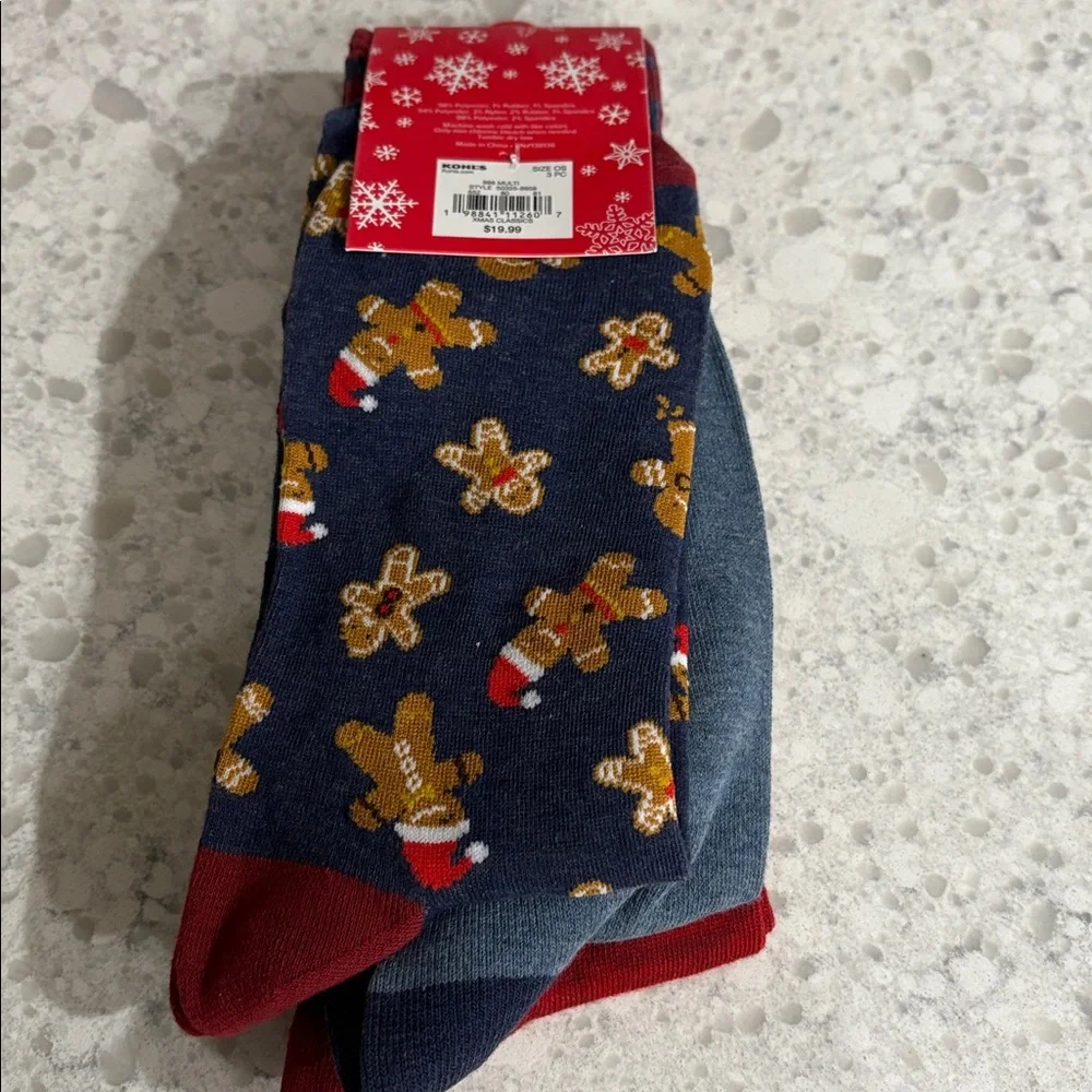 NWT Men’s 3 pack Christmas breathable novelty socks - Picture 8 of 11